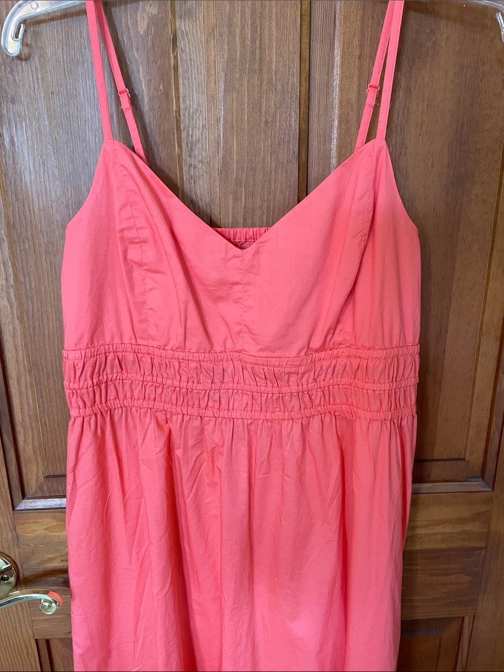 Coral Pink Spaghetti Strap Sundress